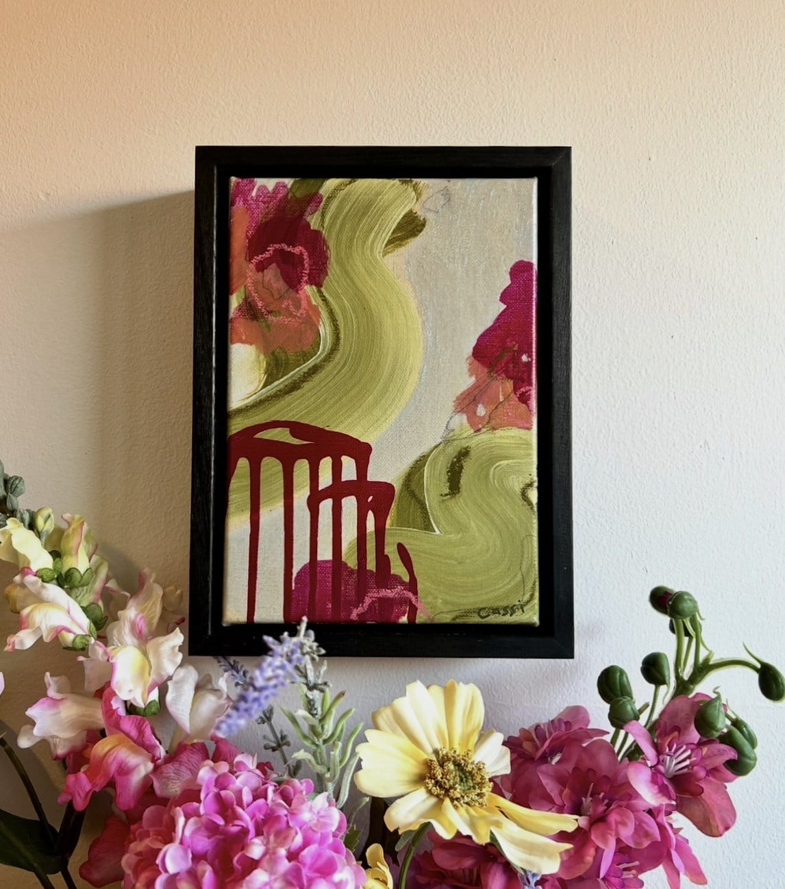 Could It Be Everything Goes Round By Chance - Original Art
