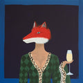 Nocturne Fox - Original Artwork-Original Art-Jasmine Forcadilla-Greenhouse Interiors Pty Ltd