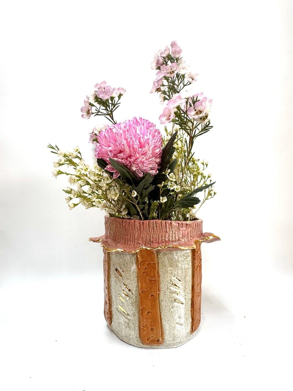 Deluxe Ice / Flower Bucket 'Pink Copper Gold'