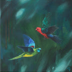 Parrot's Paradise - Original Art