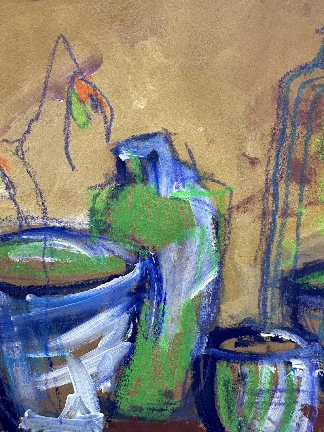 Pots 'N Things - Original Art-Original Art-Ann Rayment-Greenhouse Interiors Pty Ltd