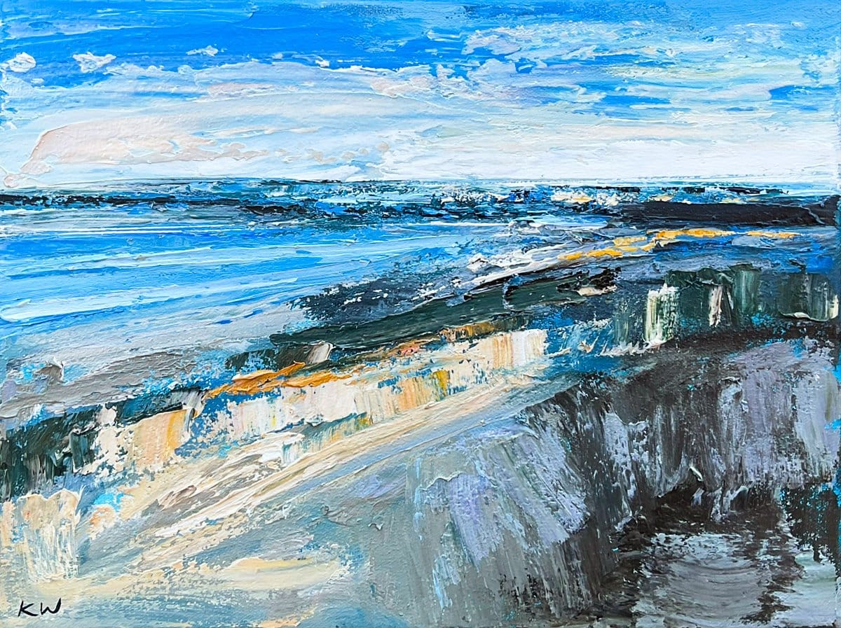 Shadow Tide - IV Original Artwork-Original Art-Katie Wyatt-Greenhouse Interiors Pty Ltd