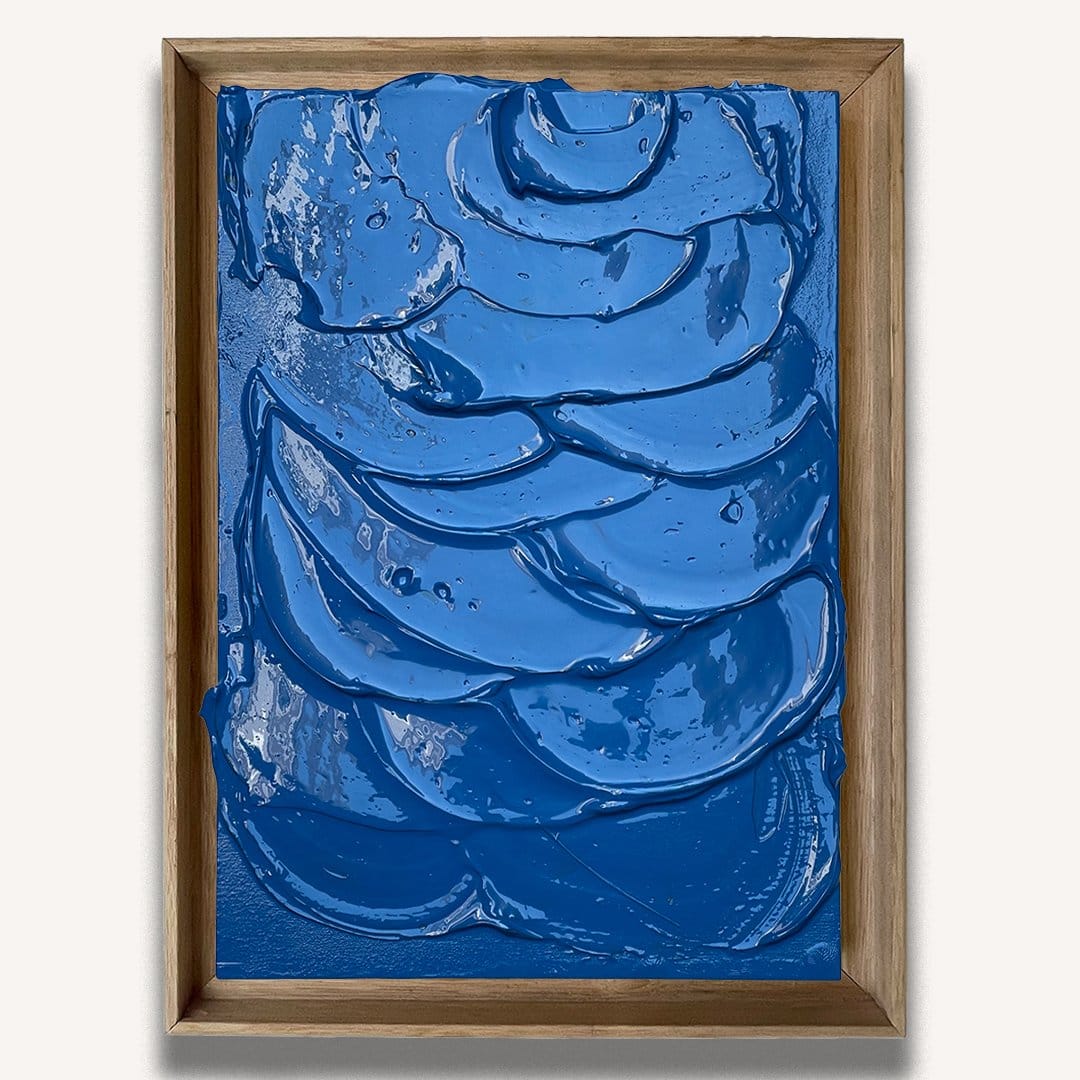 Blue Impasto - Original Art