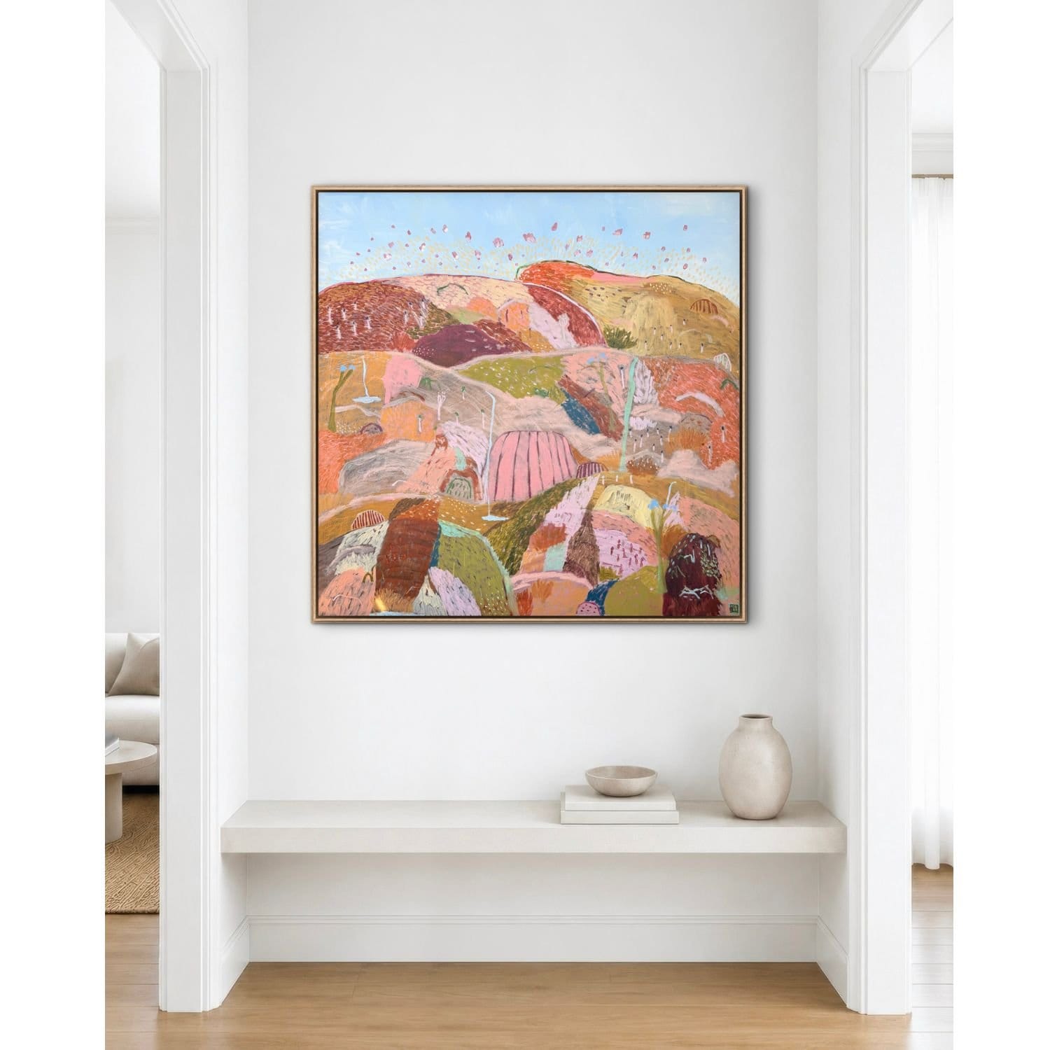 Gregarious Greg Dances Among The Persimmons - Original Art