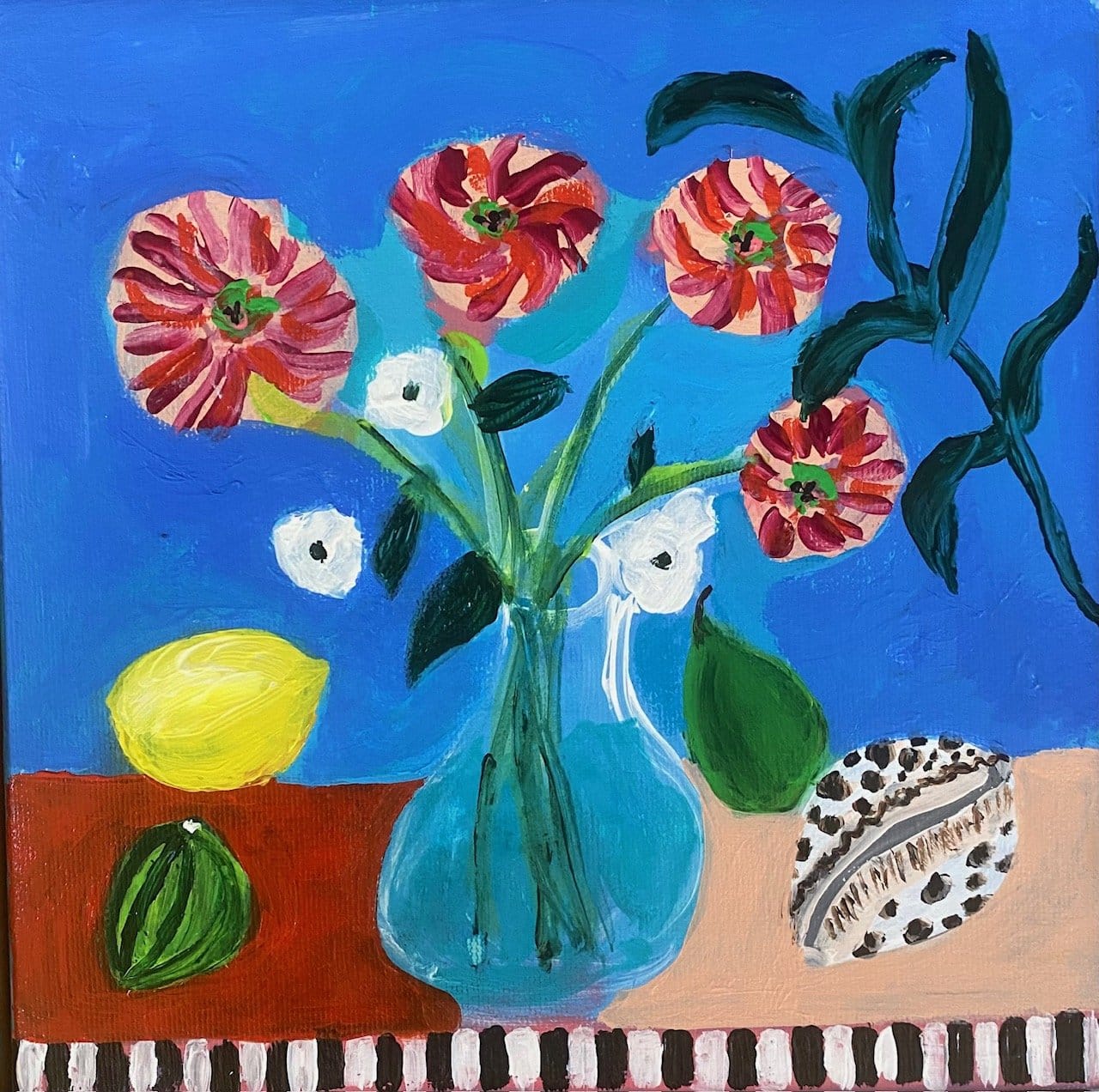 Flowers For You - Original Art-Original Art-Jordy Sosnowski-Greenhouse Interiors Pty Ltd