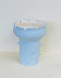 Blue Artichoke Vase-Ceramics-Stephanie Phillips-Greenhouse Interiors Pty Ltd