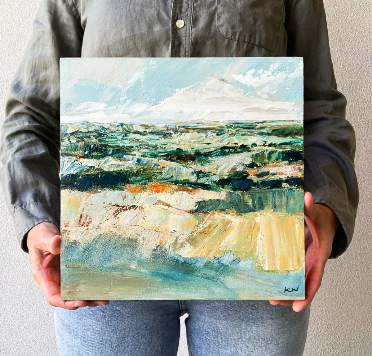 Shore Mirage I Original Artwork-Original Art-Katie Wyatt-Greenhouse Interiors Pty Ltd