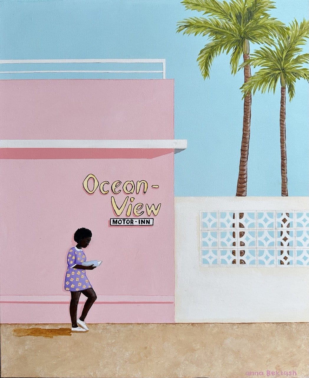 Ocean View Motel - Original Art