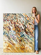 Harvest Light - Original Artwork-Original Art-Katie Wyatt-Greenhouse Interiors Pty Ltd