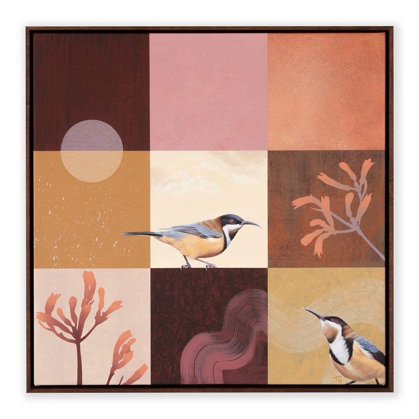 You're The Sun To My Moon - Original Art-Original Art-Teneille Grace-Greenhouse Interiors Pty Ltd