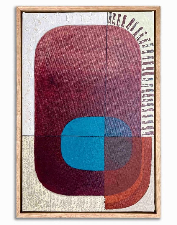 Crimson 2 - Original Art-Original Art-Studio Elwood-Greenhouse Interiors Pty Ltd