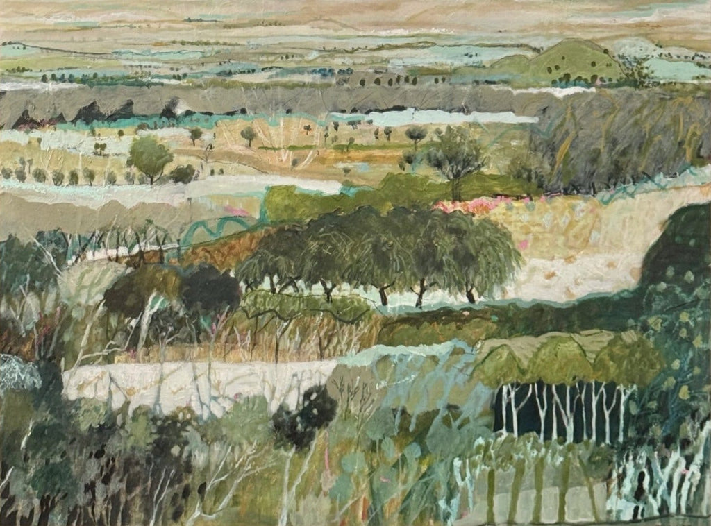 Those Years Of Green - Original Painting-Original Art-Elizabeth Primmer-Greenhouse Interiors Pty Ltd