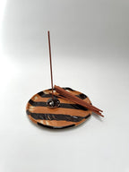 Dish + Incense Rock 'Choc/Copper'