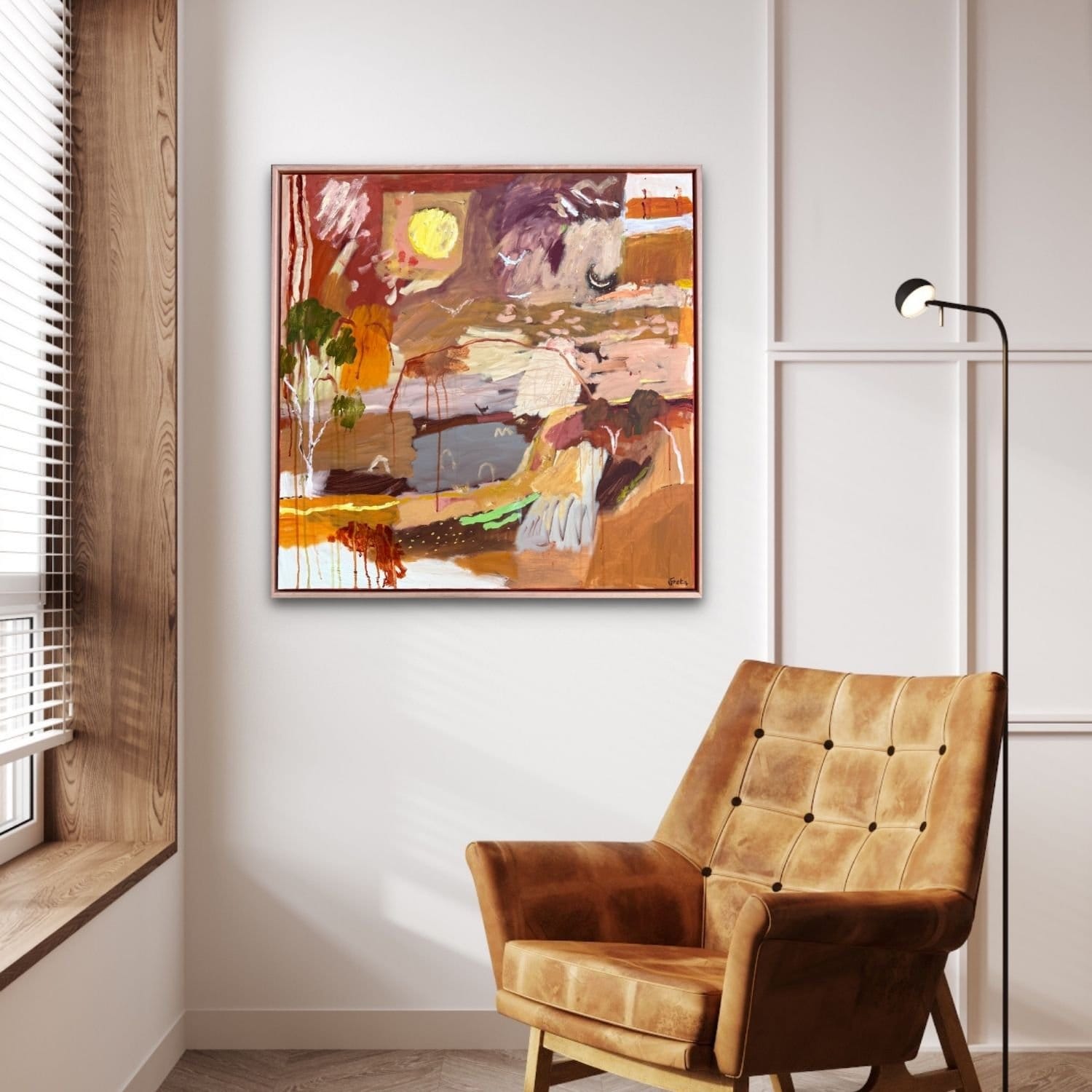 Echoes Through Red Dust - Original Artwork-Original Art-Greta Hounslow-Greenhouse Interiors Pty Ltd