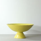 Pedestal Bowl - Chartreuse