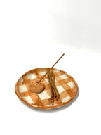 Dish + Incense Rock 'Copper Check'