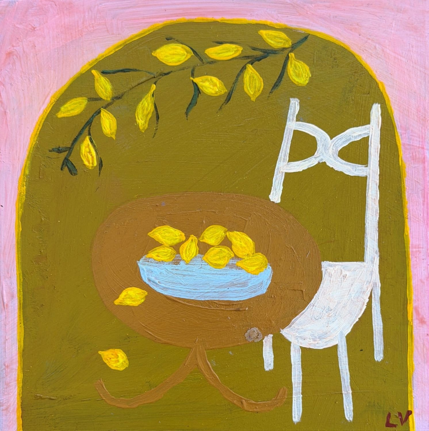 A Bowl Full Of Lemons - Original Art