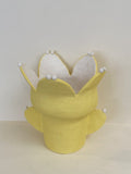 Small Yellow Tulip Vase-Ceramics-Stephanie Phillips-Greenhouse Interiors Pty Ltd