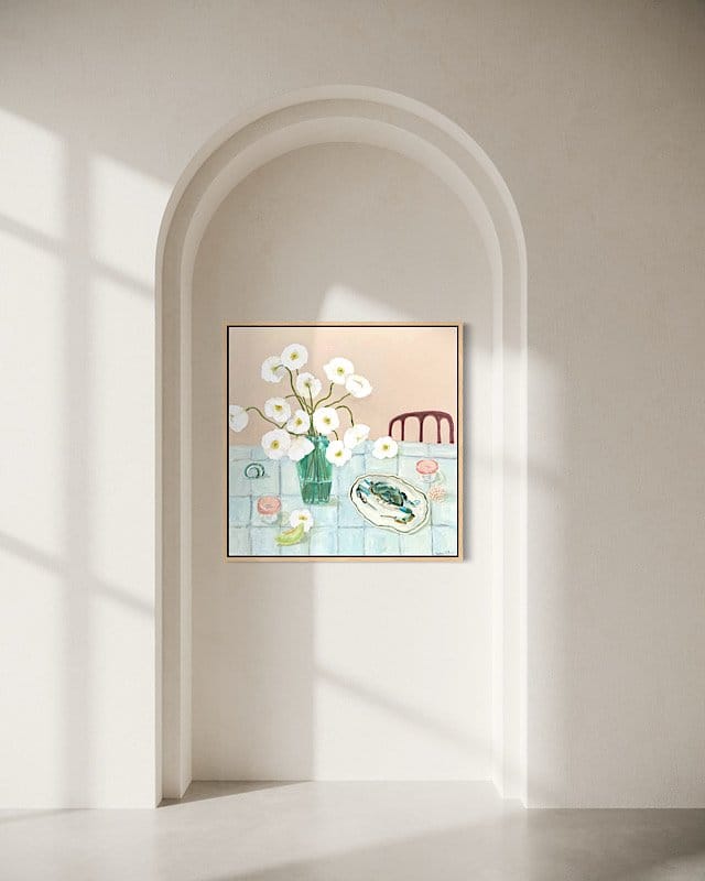 The Long Lunch | Original Artwork-Original Art-Prudence De Marchi-Greenhouse Interiors Pty Ltd