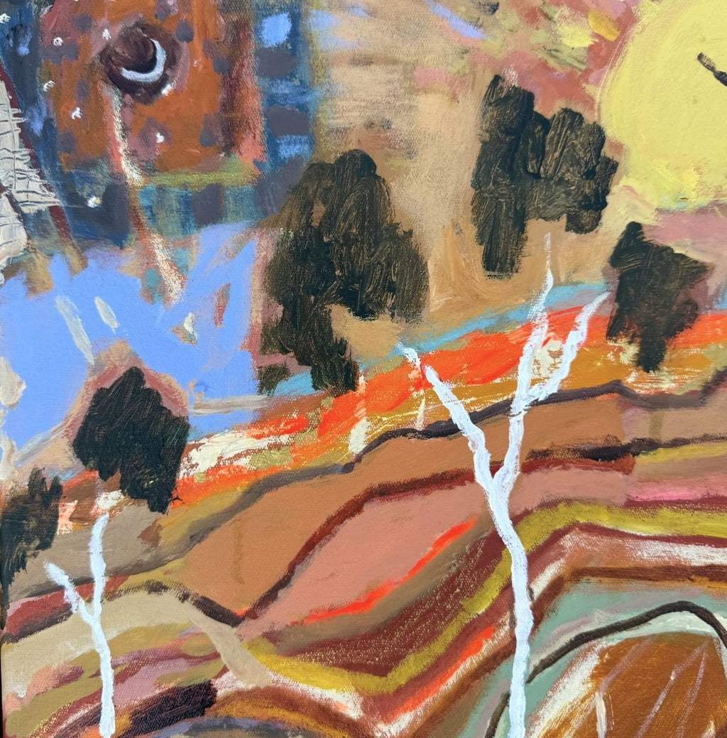 Ancient Layers  - Original Artwork-Original Art-Greta Hounslow-Greenhouse Interiors