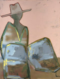 Chaps Russet - Original Painting Copy-Original Art-Marcia Priestley-Greenhouse Interiors Pty Ltd