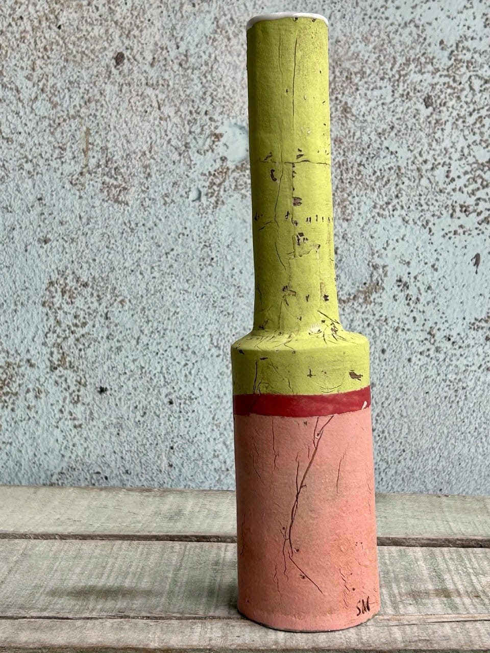 Flotsam Bottle - Chartreuse Blush
