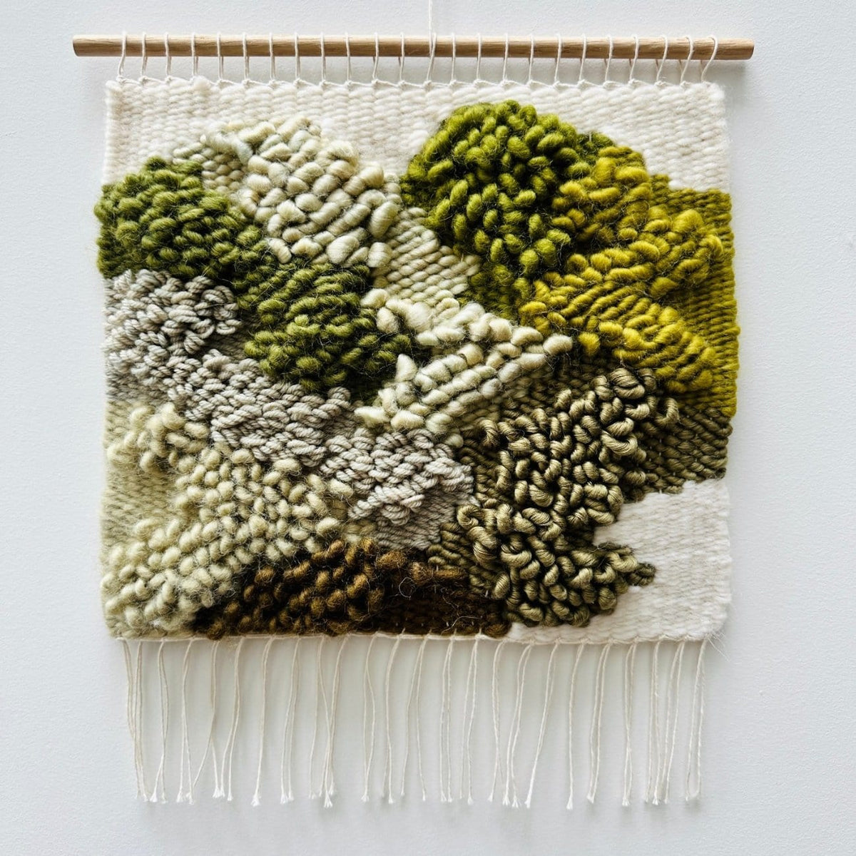Moss Mini 17 - Handwoven Art