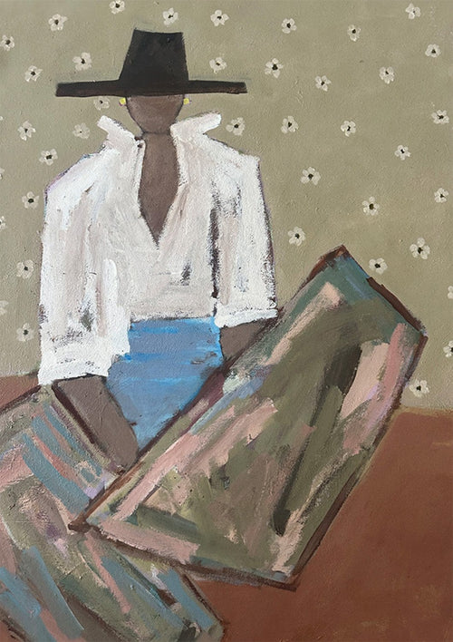 Chaps 3 Prairie - Original Painting