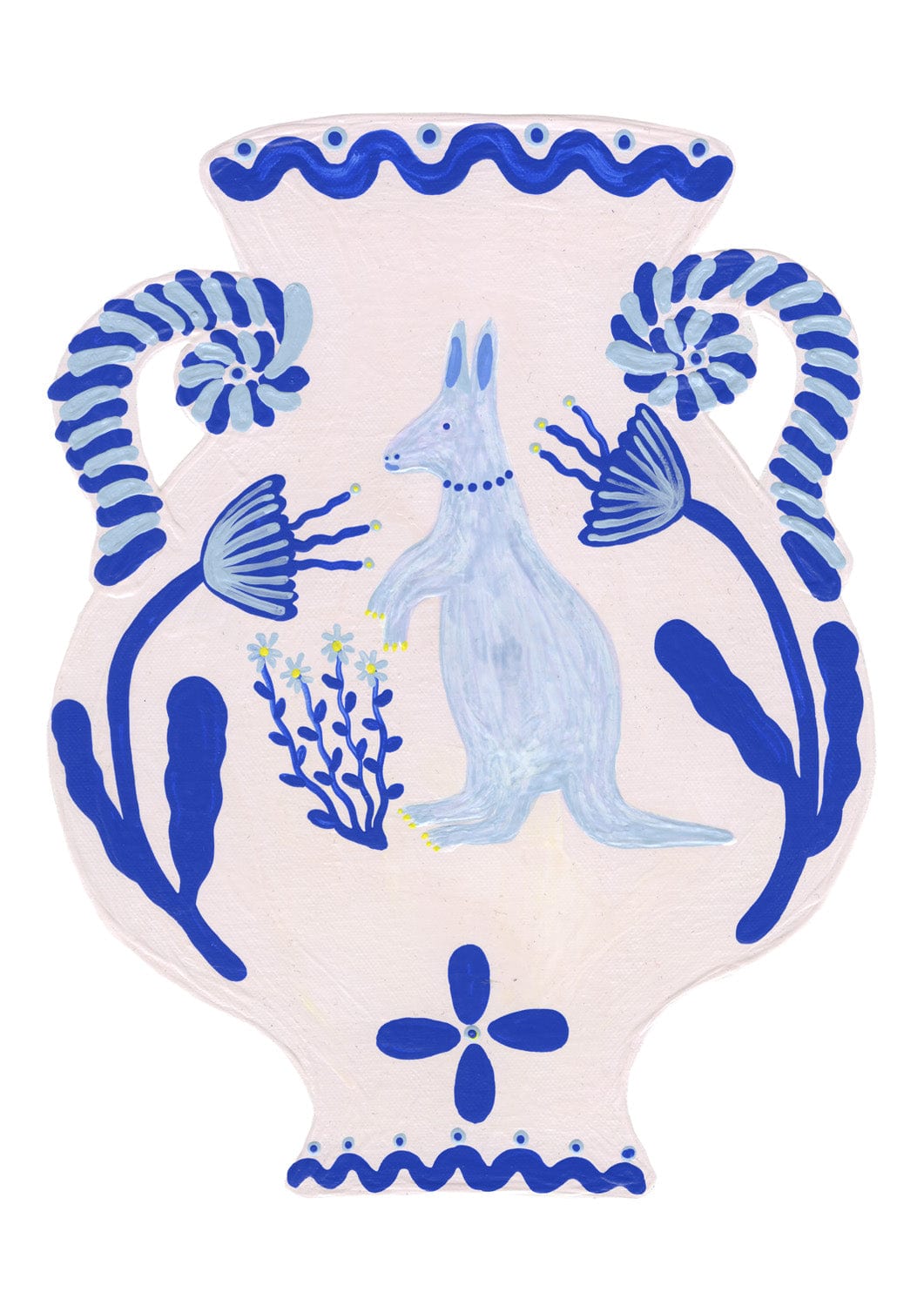 Kangaroo Vase - Original Art