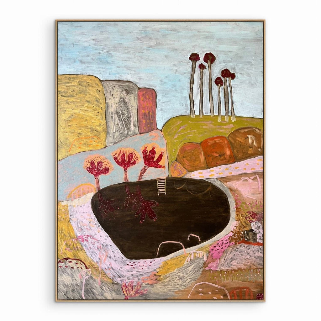 La Boule Bordeaux - Original Art-Original Art-Little Anvil Studios-Greenhouse Interiors Pty Ltd