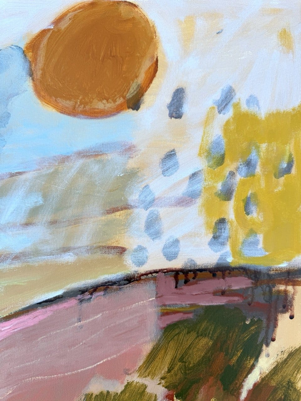 Sundown At Kings Canyon - Original Artwork-Original Art-Greta Hounslow-Greenhouse Interiors Pty Ltd