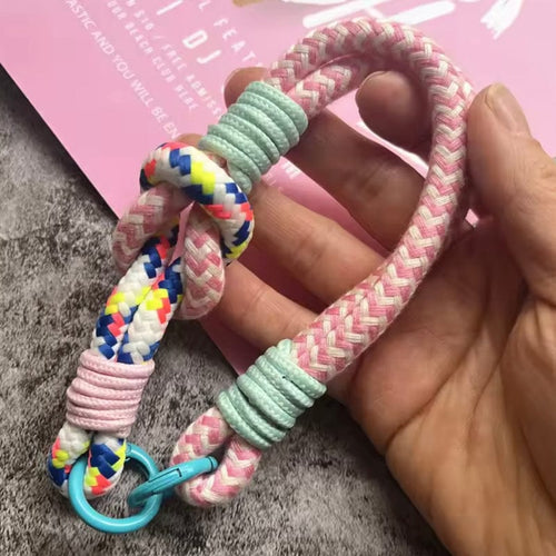 Colour Pop Rope Keyring (Pink)