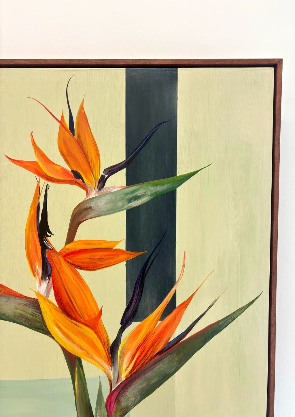 Bird Of Paradise In Blue - Original Art-Original Art-Nay Bellamy-Greenhouse Interiors Pty Ltd