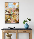 Sundown At Kings Canyon - Original Artwork-Original Art-Greta Hounslow-Greenhouse Interiors Pty Ltd