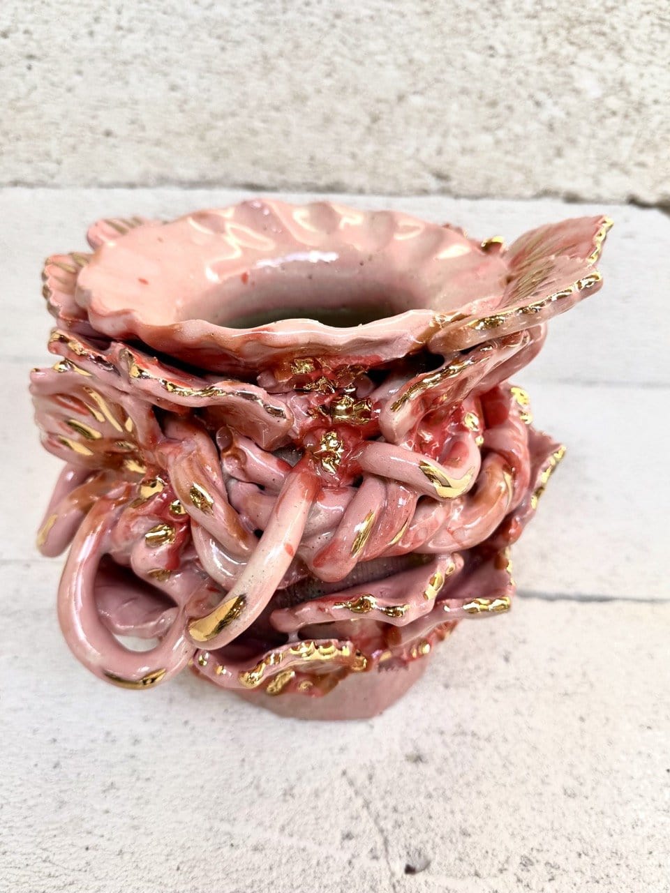 Pink Sand Dune - Sculptural Vase