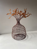 Woven Vase In Copper-Decorative Art-Elishia Jackson-Greenhouse Interiors Pty Ltd
