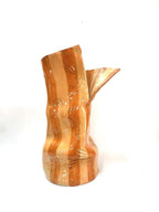 Tall Crush Vase 'Coral Copper'