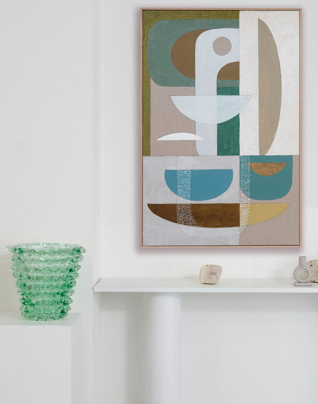 Stucco Glaucous Giclee Print