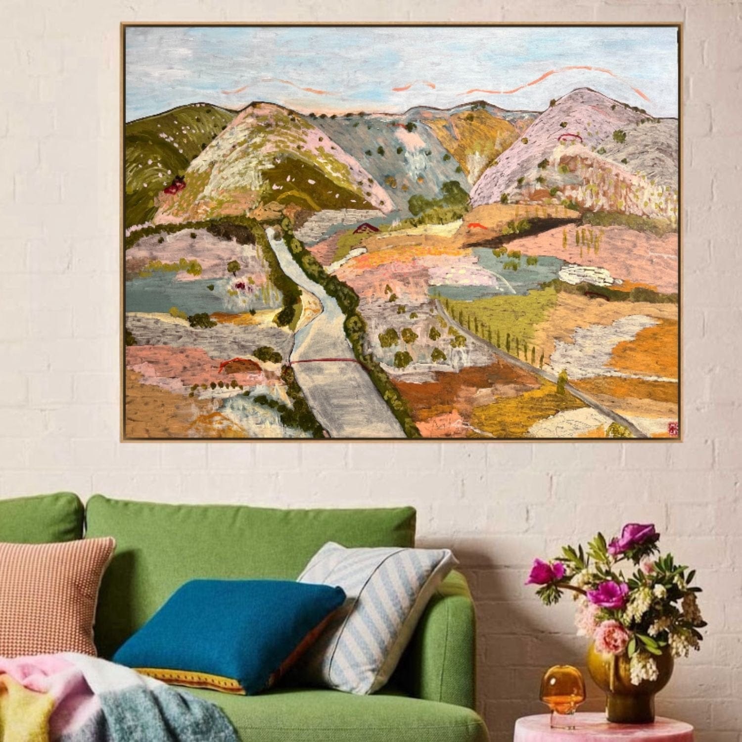 Trever On The Road To Gundagai - Original Art