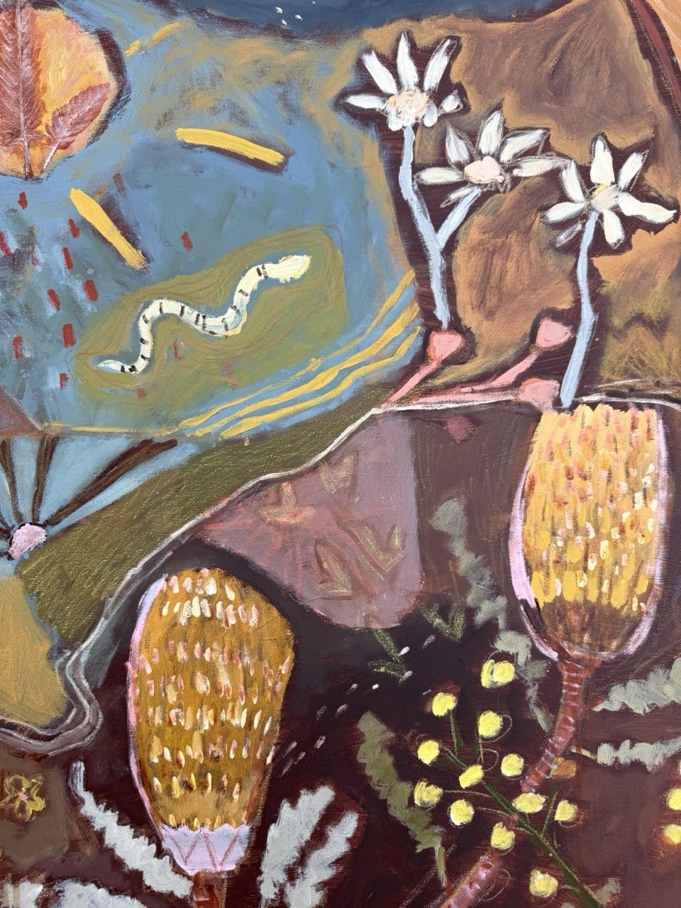 Where The Land Gathers  - Original Artwork-Original Art-Greta Hounslow-Greenhouse Interiors Pty Ltd