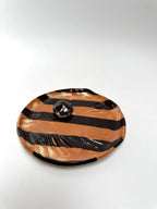 Dish + Incense Rock Choc/ Copper