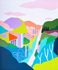 Over The Window - Original Art-Original Art-Amy Kim-Greenhouse Interiors Pty Ltd
