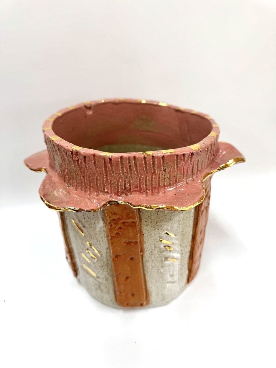 Deluxe Ice / Flower Bucket 'Pink Copper Gold'