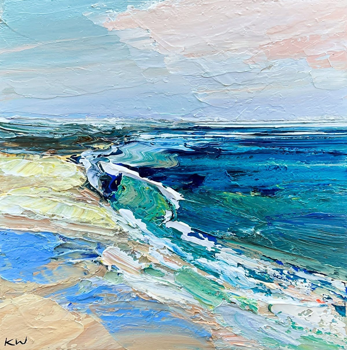 Sunset Beach - Original Artwork