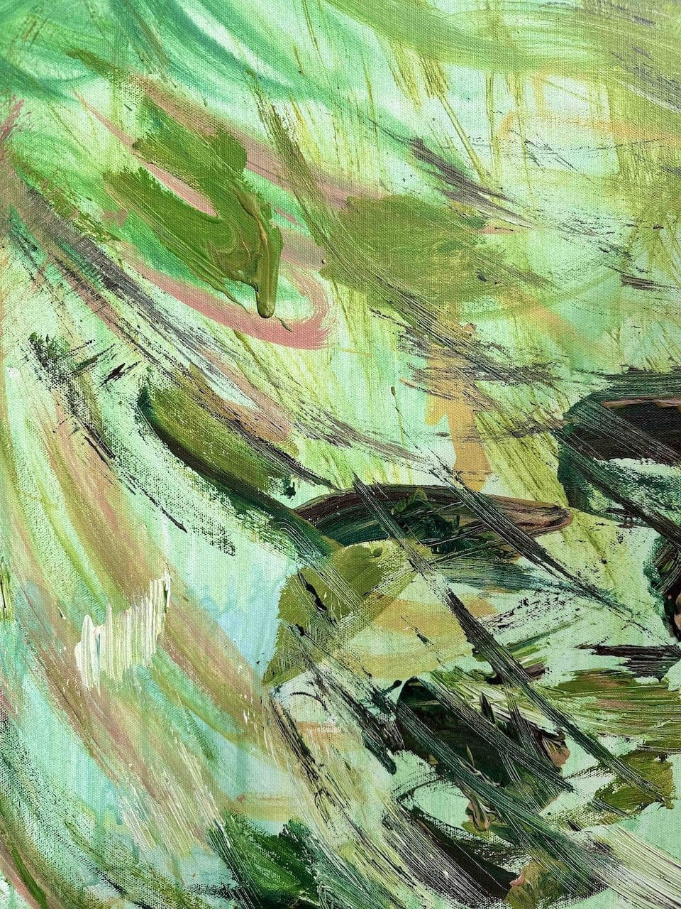 Evergreen Tropicals - Original Artwork-Original Art-Maddy Appleby-Greenhouse Interiors Pty Ltd