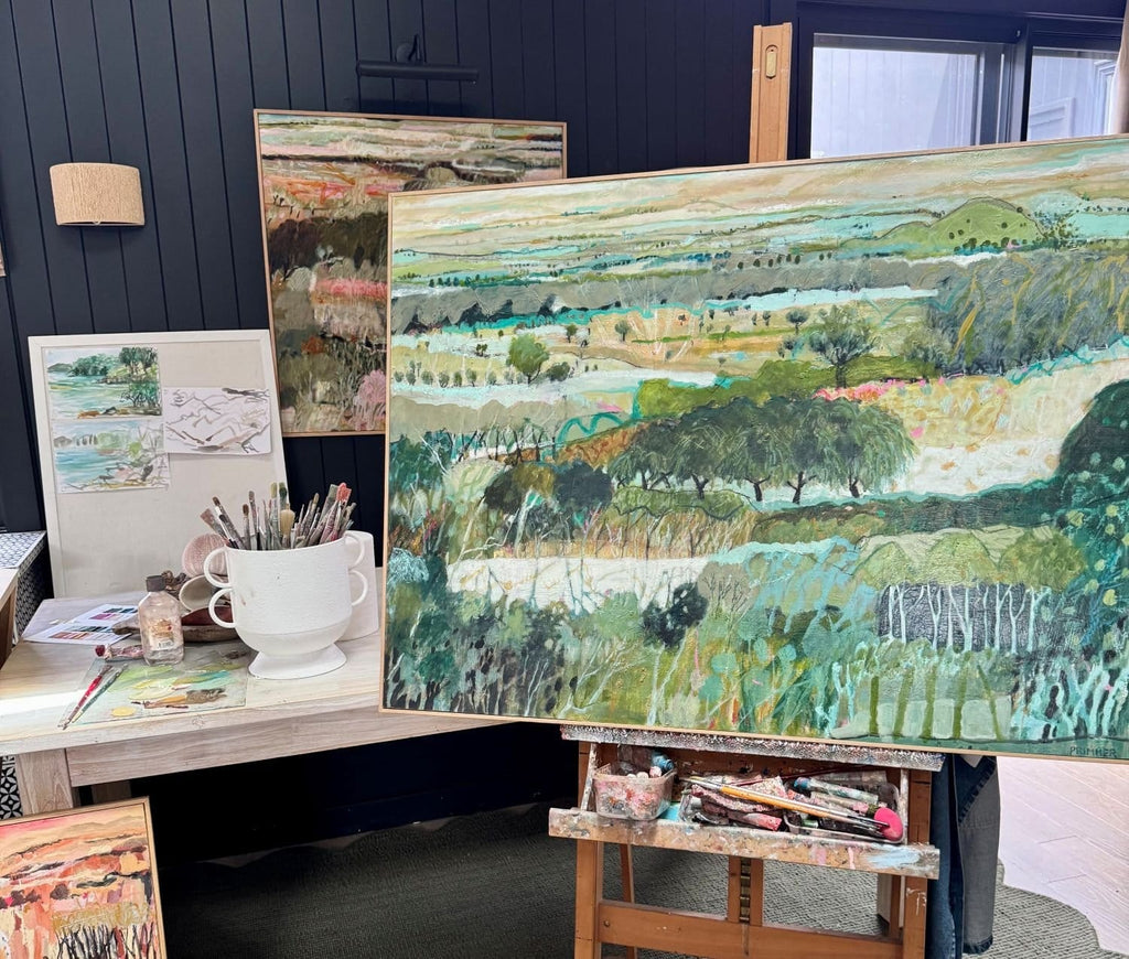 Those Years Of Green - Original Painting-Original Art-Elizabeth Primmer-Greenhouse Interiors Pty Ltd