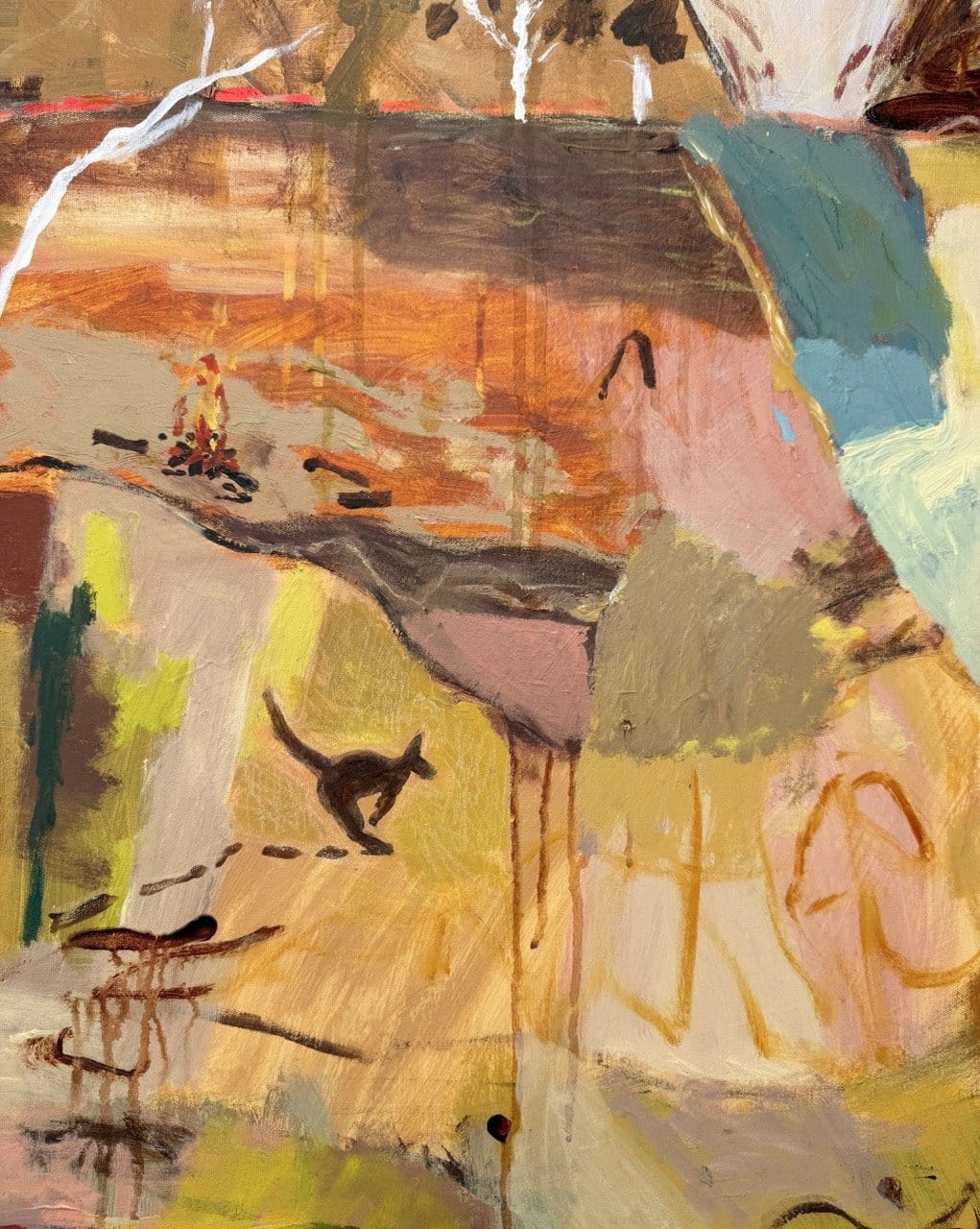 Ancient Gorge - Original Artwork-Original Art-Greta Hounslow-Greenhouse Interiors Pty Ltd