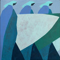 Just As Long As We're Together (Blue) - Original Art-Original Art-Sarah Furzer-Greenhouse Interiors Pty Ltd