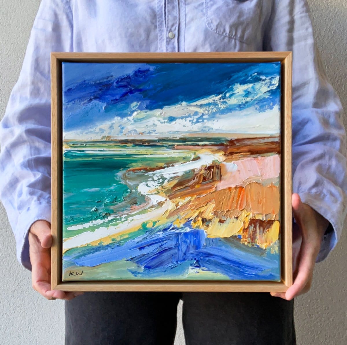 Cobalt Beach - Original Artwork