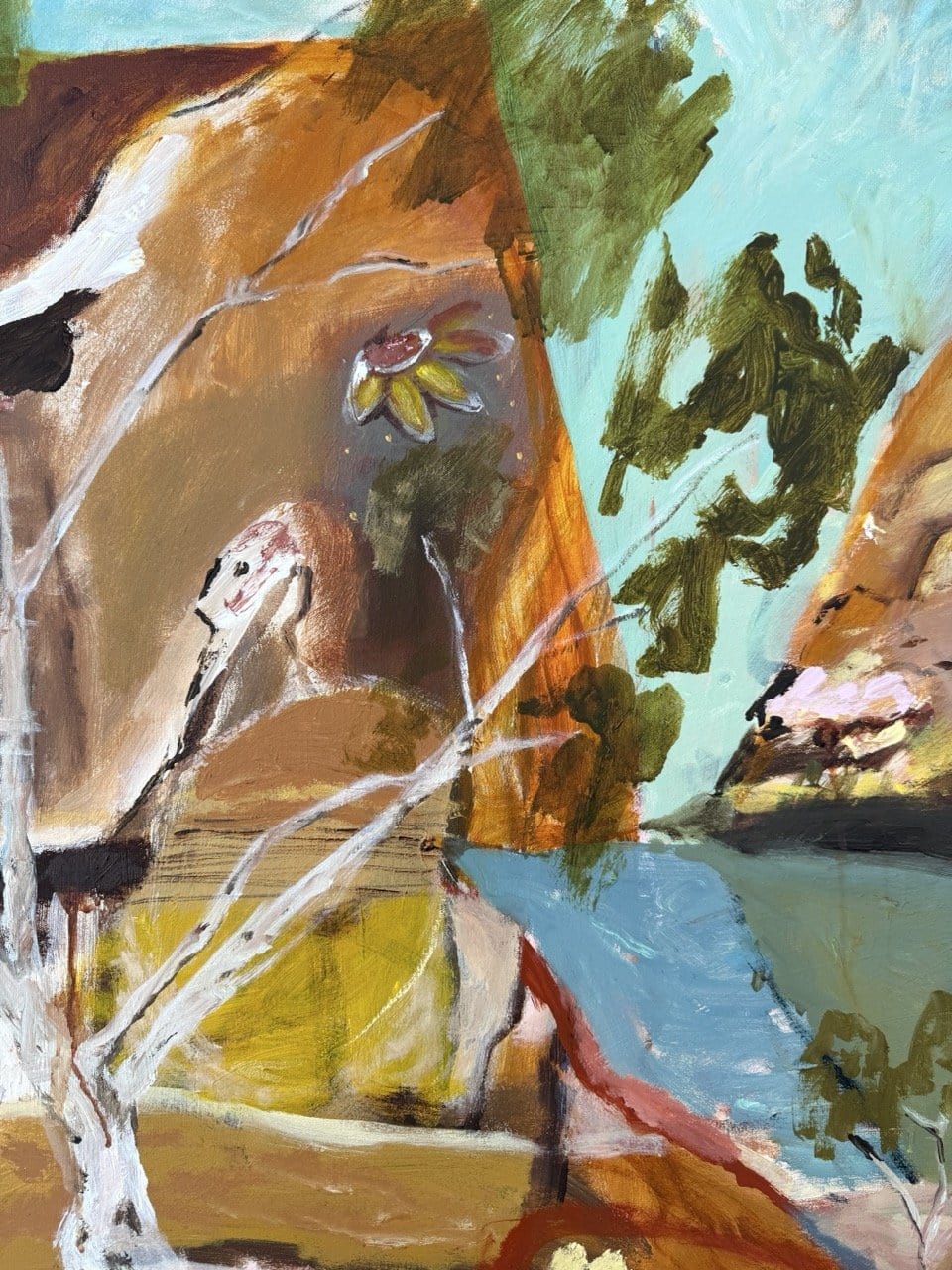 Midday At Hamersley Gorge  - Original Artwork